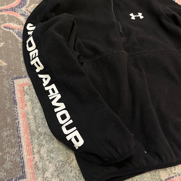 Boys Under Armour Fleece Half Zip Pullover - Picture 2 of 2